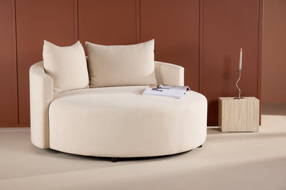 Kelso 3-personers sofa - beige, sort - billede 13