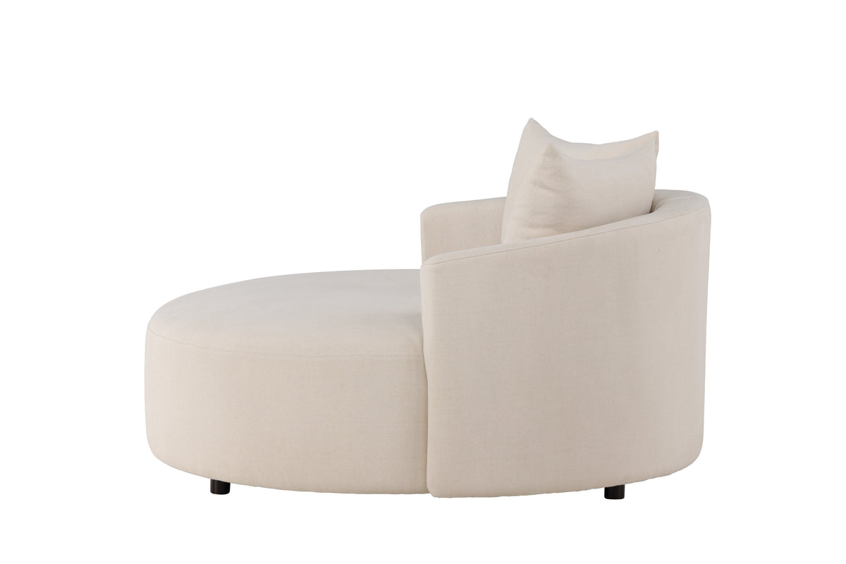 Kelso 3-personers sofa - beige, sort - billede 4