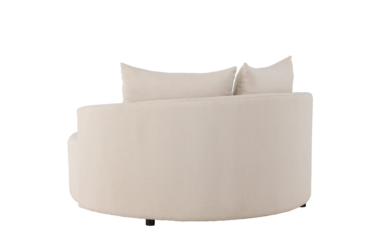 Kelso 3-personers sofa - beige, sort - billede 6