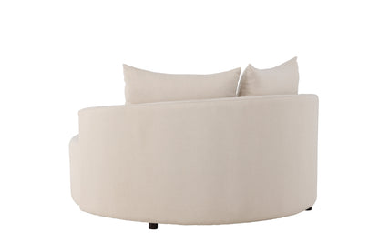 Kelso 3-personers sofa - beige, sort - billede 6
