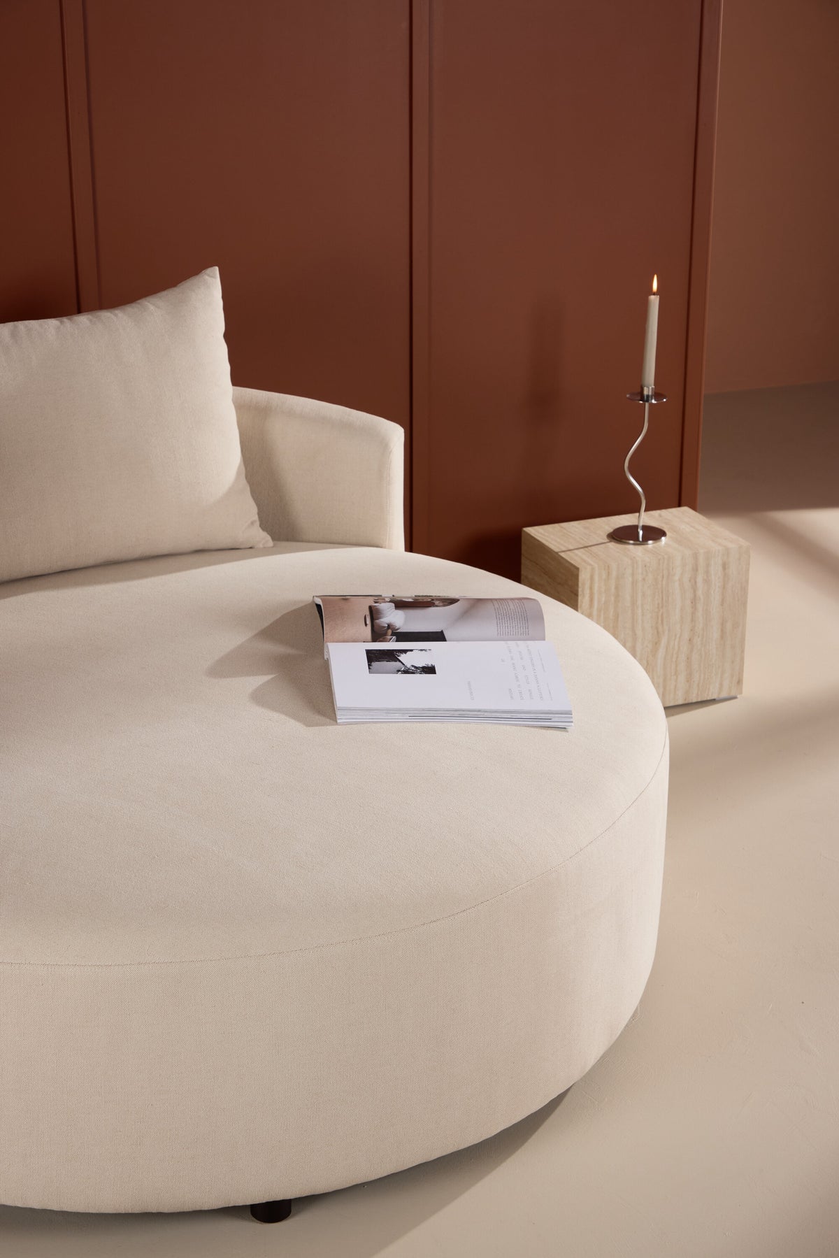 Kelso 3-personers sofa - beige, sort - billede 22