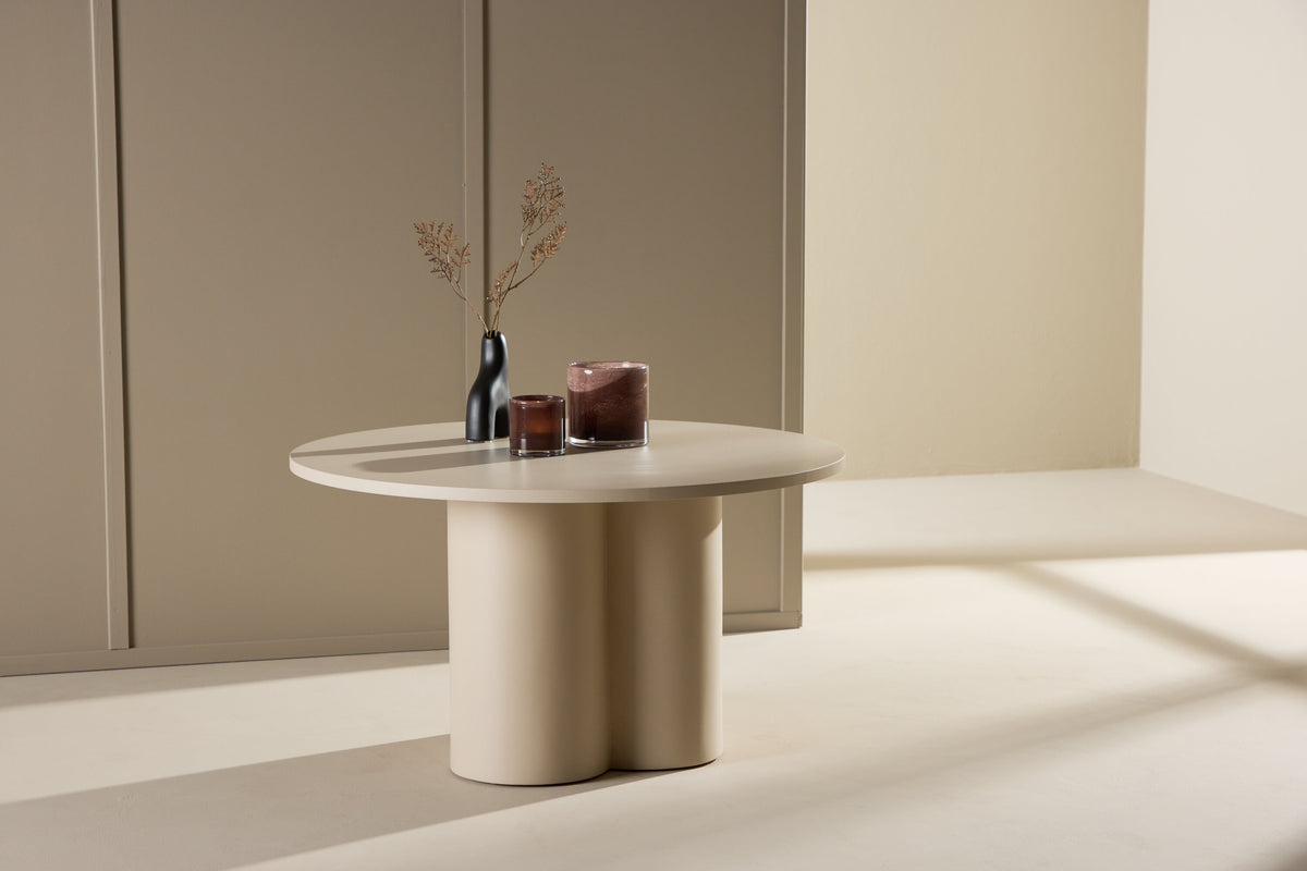 Olivia sofabord - Ø80 cm - beige - billede 13