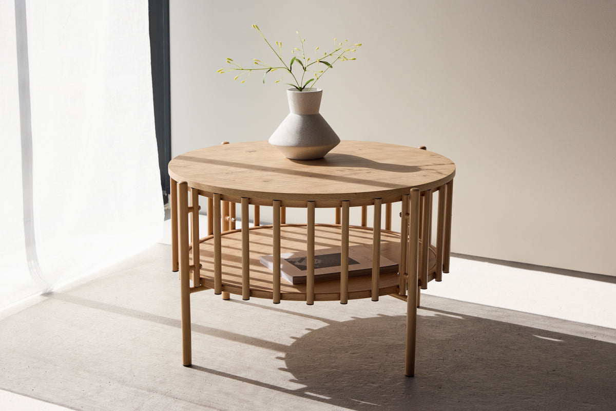 Rubbo Sofabord ⌀80 Natur