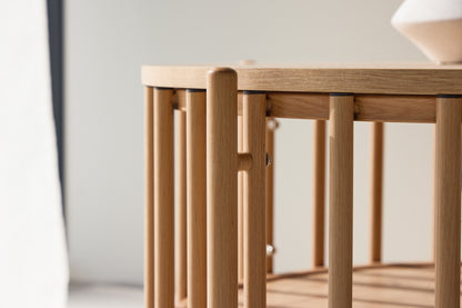 Rubbo Sofabord ⌀80 Natur