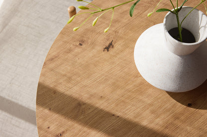 Rubbo Sofabord ⌀80 Natur