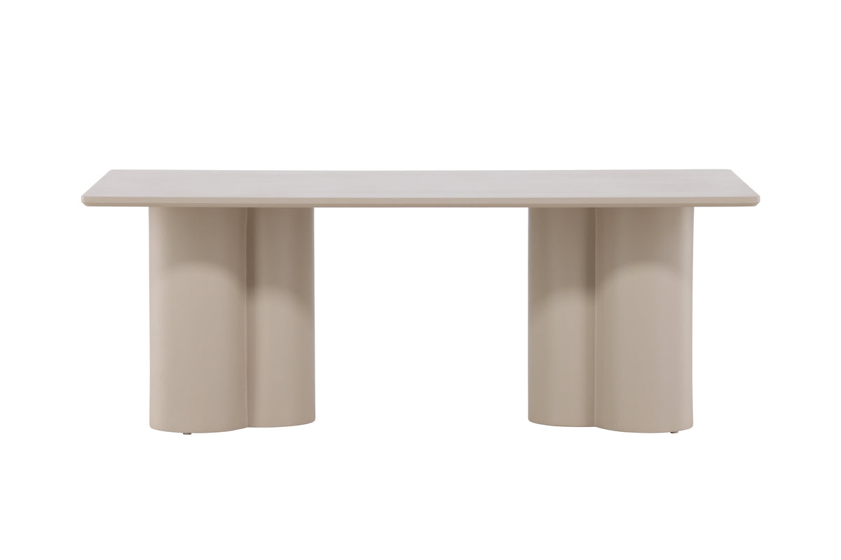 Olivia sofabord - 120 × 60 cm - beige - billede 1