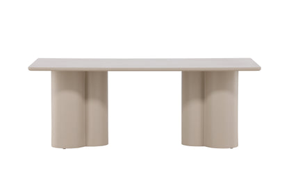 Olivia sofabord - 120 × 60 cm - beige - billede 1