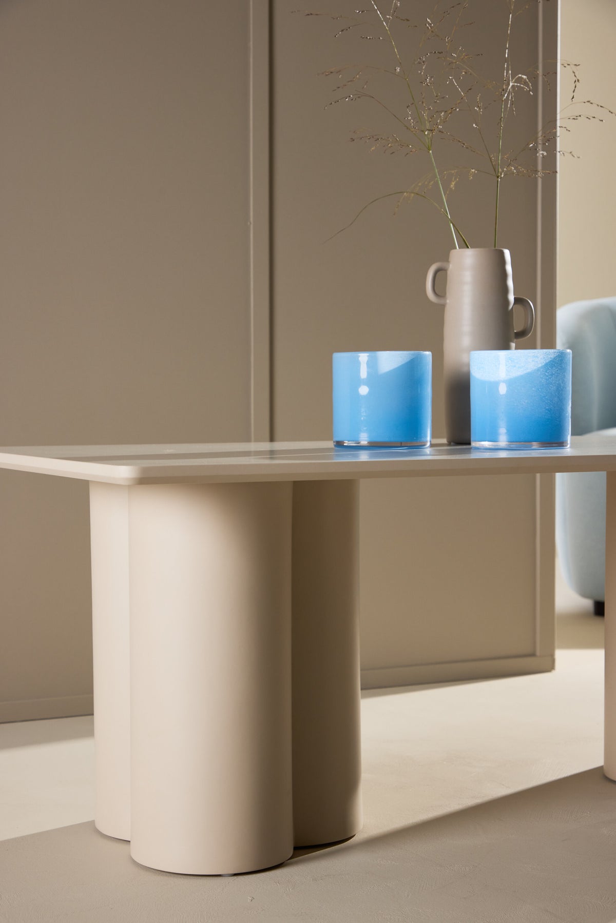 Olivia sofabord - 120 × 60 cm - beige - billede 19