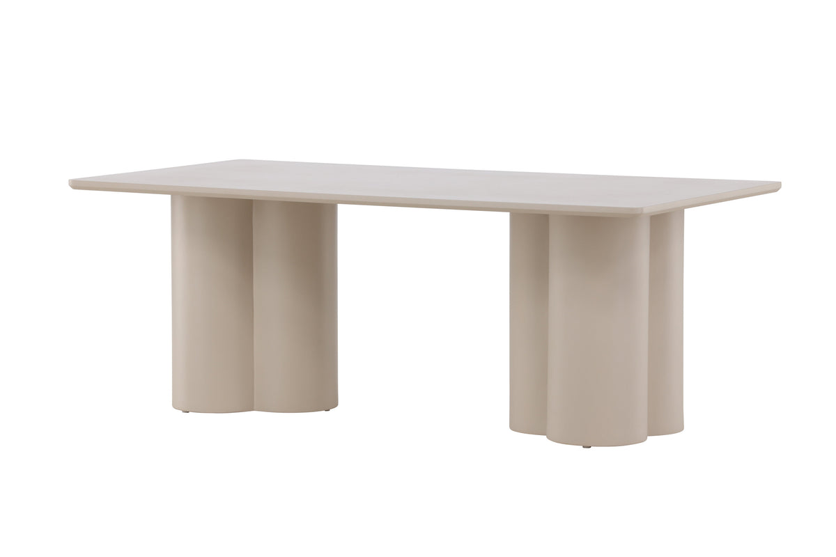 Olivia sofabord - 120 × 60 cm - beige - billede 8