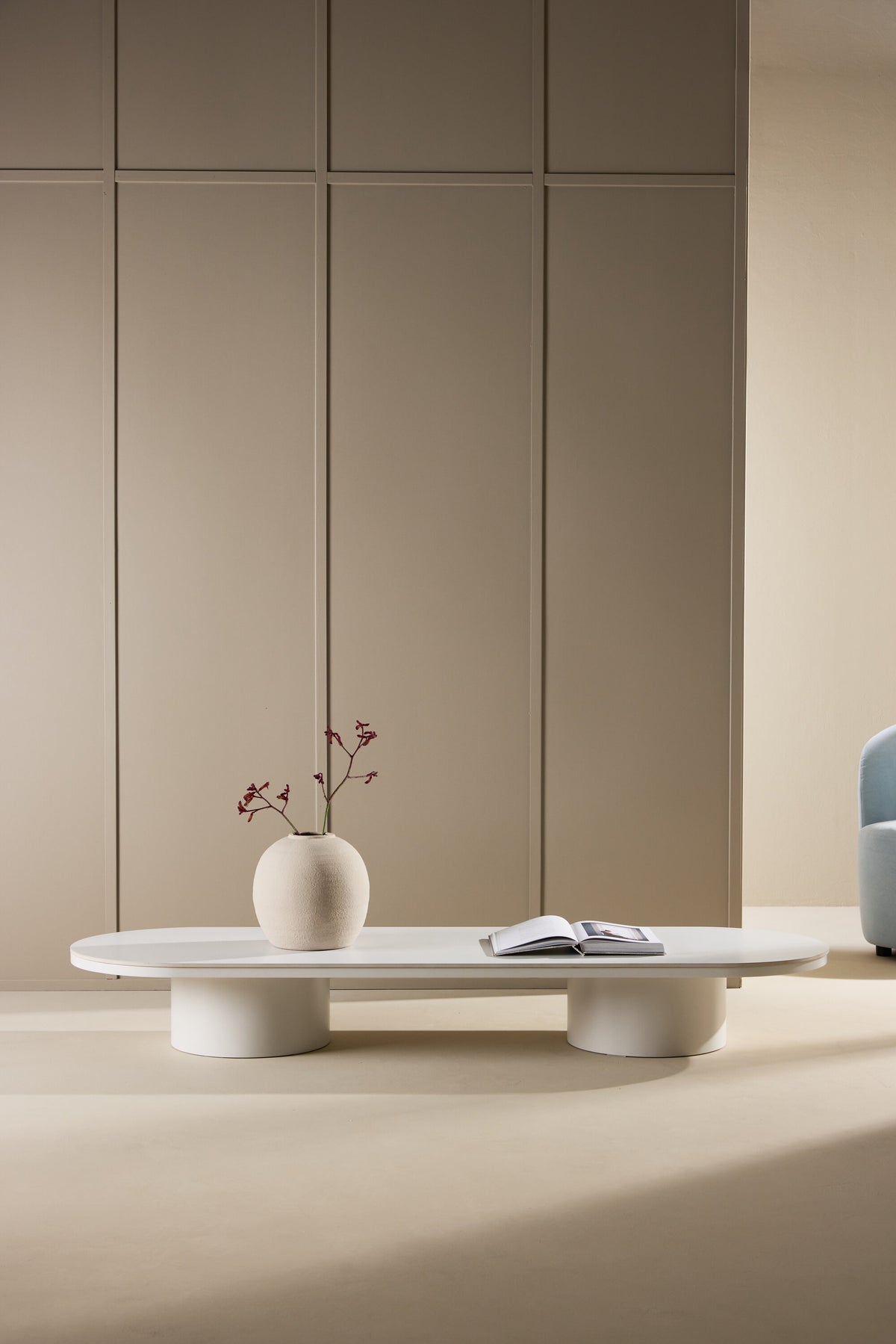 Narvik sofabord - 190 × 60 cm - beige - billede 18