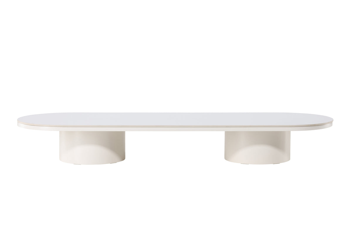 Narvik sofabord - 190 × 60 cm - beige - billede 1