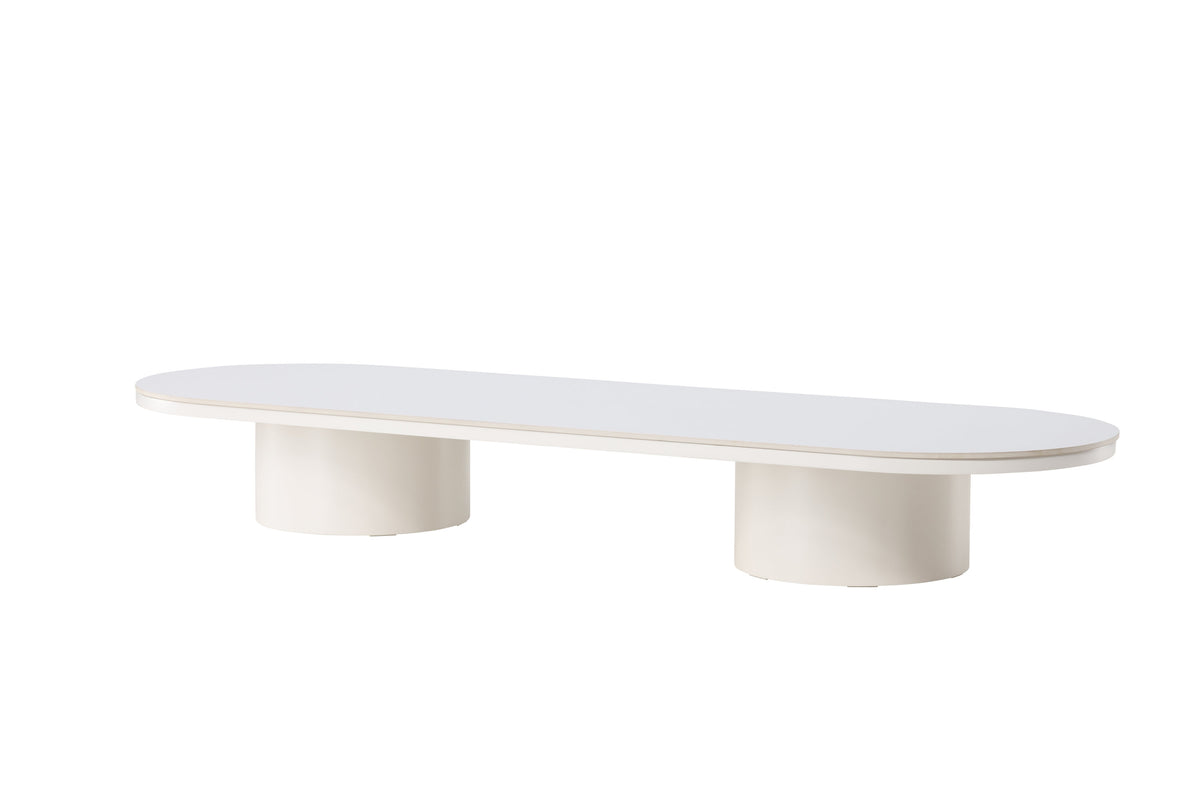 Narvik sofabord - 190 × 60 cm - beige - billede 2