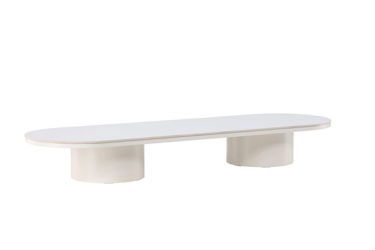 Narvik sofabord - 190 × 60 cm - beige - billede 6