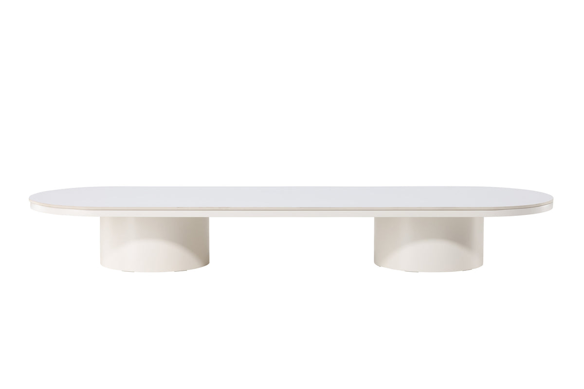 Narvik sofabord - 190 × 60 cm - beige - billede 7