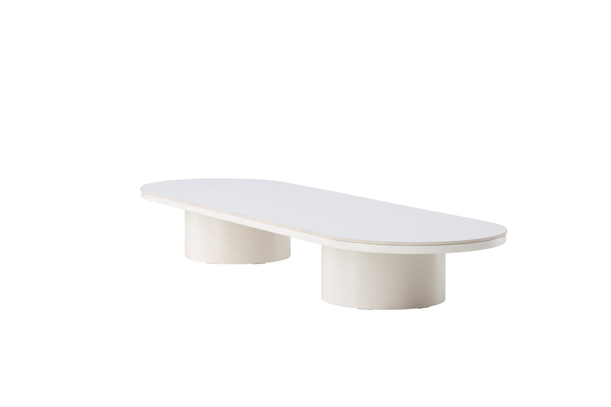 Narvik sofabord - 190 × 60 cm - beige - billede 9