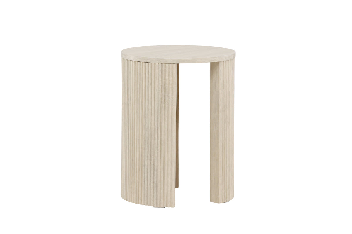 Bristol sidebord - Ø40 cm - hvidpigmenteret - billede 10
