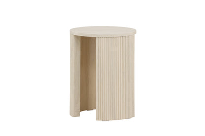 Bristol sidebord - Ø40 cm - hvidpigmenteret - billede 12