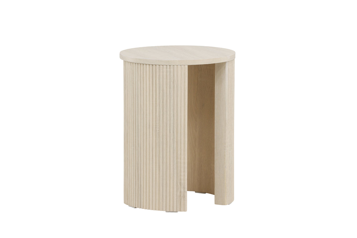 Bristol sidebord - Ø40 cm - hvidpigmenteret - billede 2