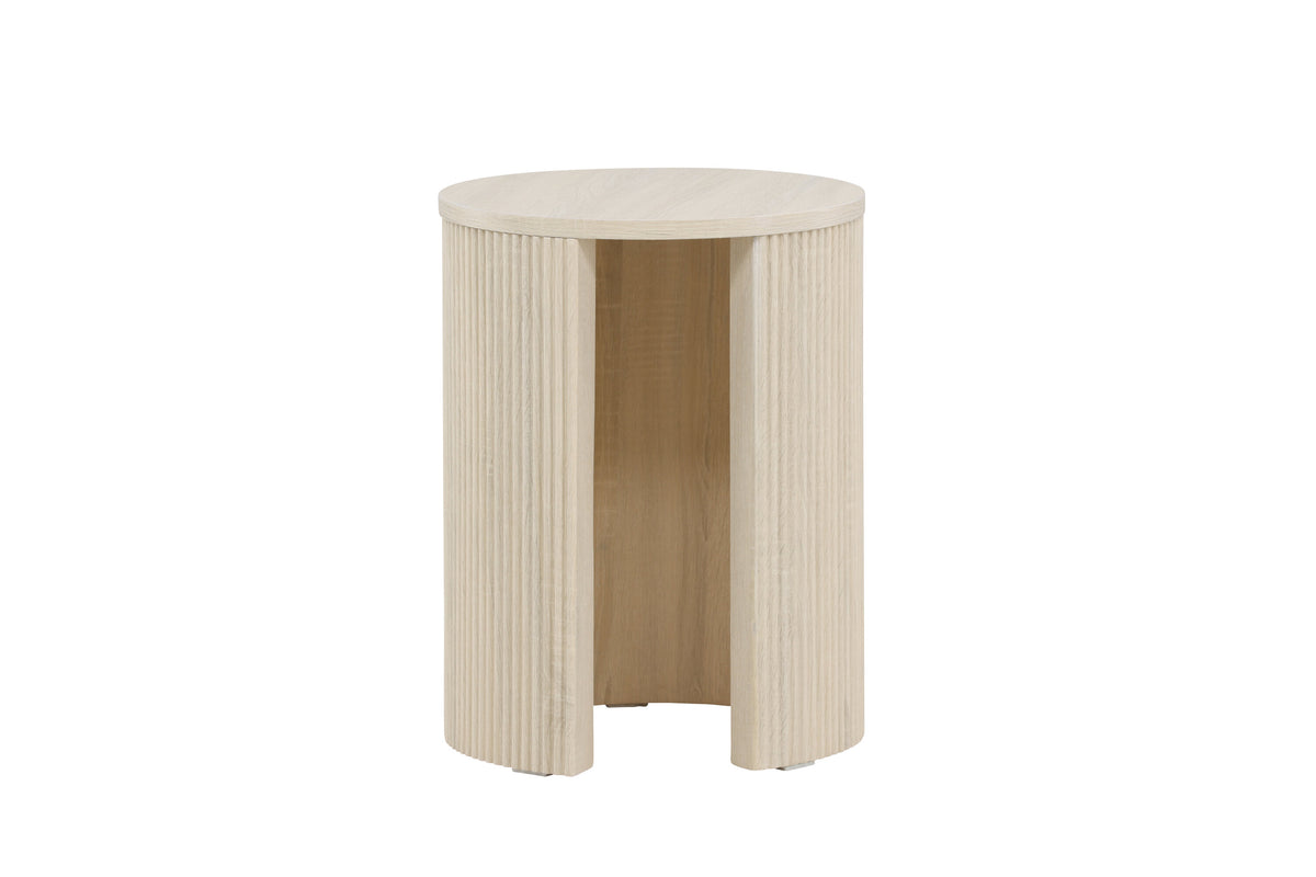 Bristol sidebord - Ø40 cm - hvidpigmenteret - billede 3