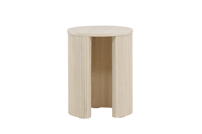 Bristol sidebord - Ø40 cm - hvidpigmenteret - billede 3