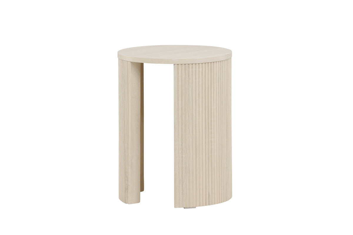 Bristol sidebord - Ø40 cm - hvidpigmenteret - billede 4