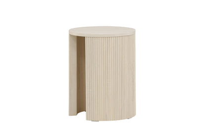 Bristol sidebord - Ø40 cm - hvidpigmenteret - billede 5
