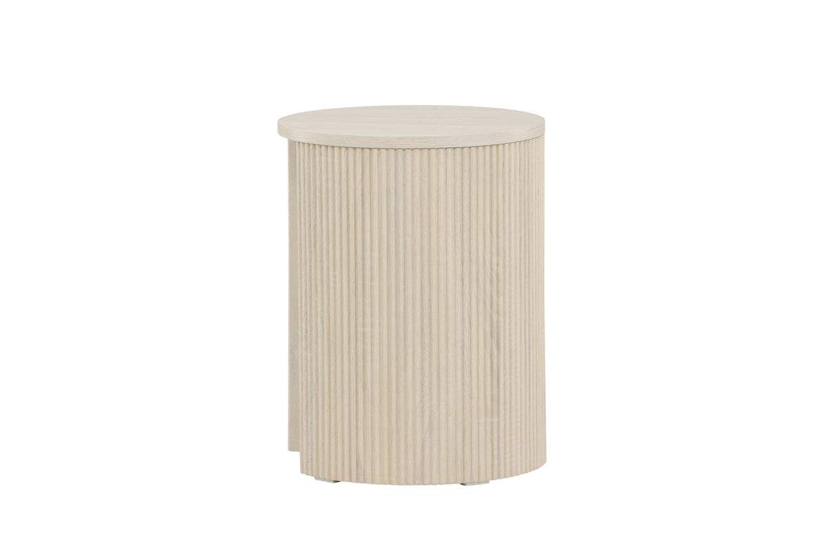 Bristol sidebord - Ø40 cm - hvidpigmenteret - billede 6