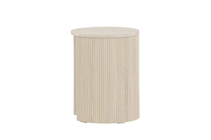Bristol sidebord - Ø40 cm - hvidpigmenteret - billede 6