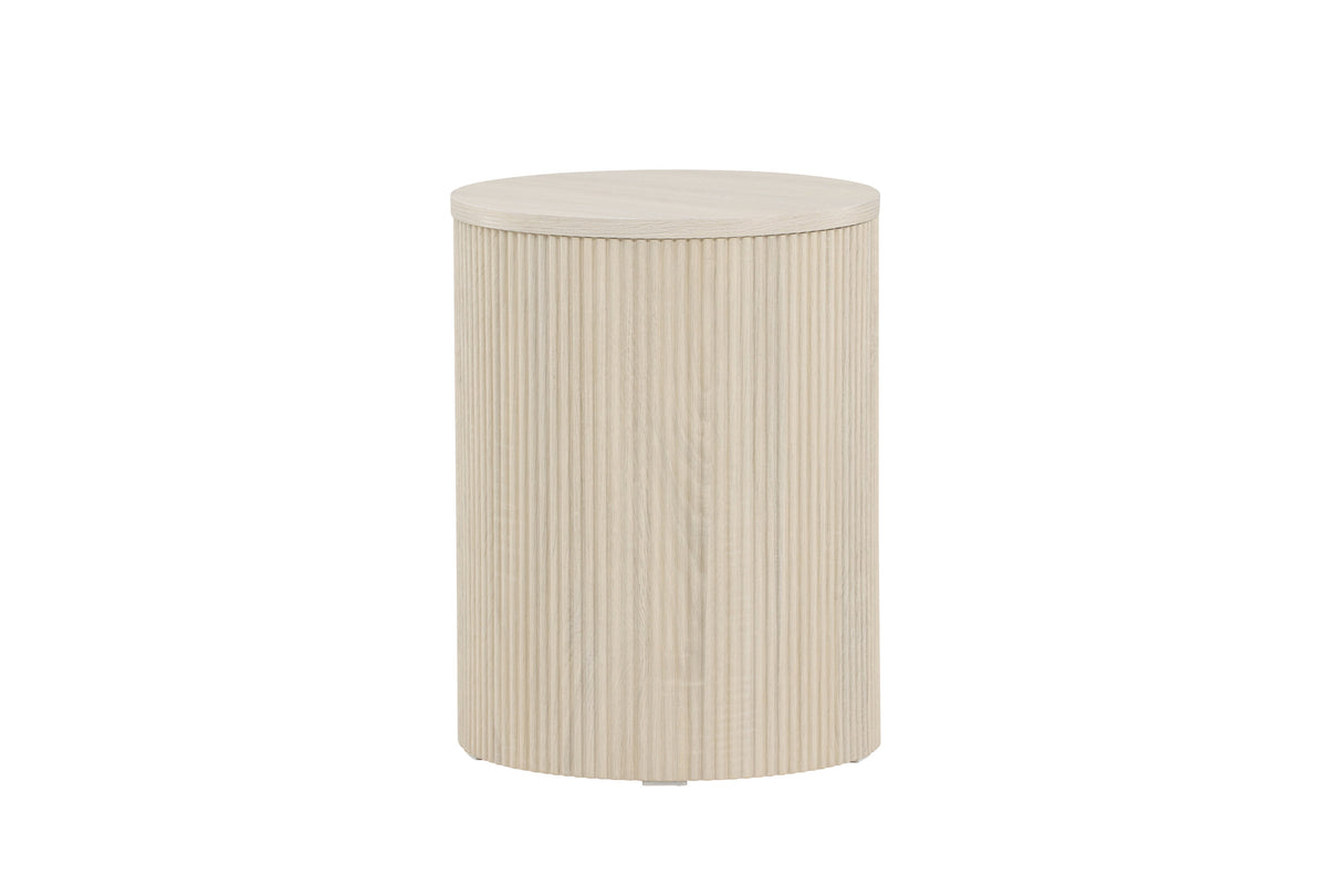 Bristol sidebord - Ø40 cm - hvidpigmenteret - billede 7
