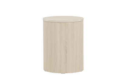 Bristol sidebord - Ø40 cm - hvidpigmenteret - billede 7