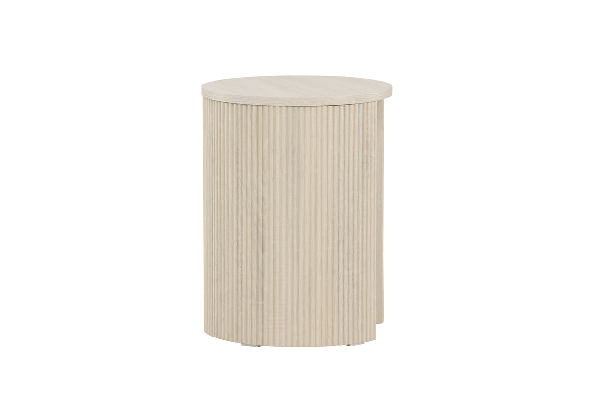 Bristol sidebord - Ø40 cm - hvidpigmenteret - billede 8