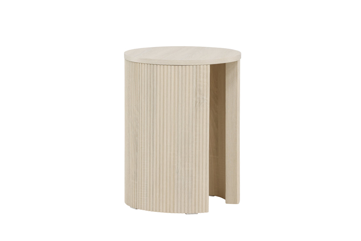 Bristol sidebord - Ø40 cm - hvidpigmenteret - billede 9