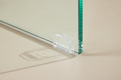 Ester sofabord - 120 × 80 cm - transparent, hvid - billede 17