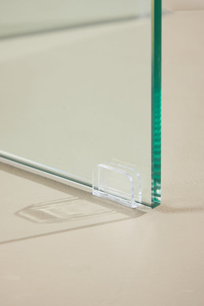 Ester sofabord - 120 × 80 cm - transparent, hvid - billede 22