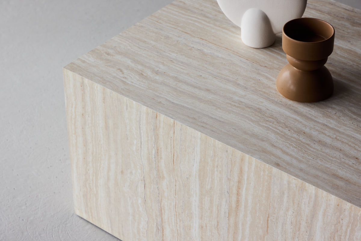 York Sofabord 80 x 60 Beige