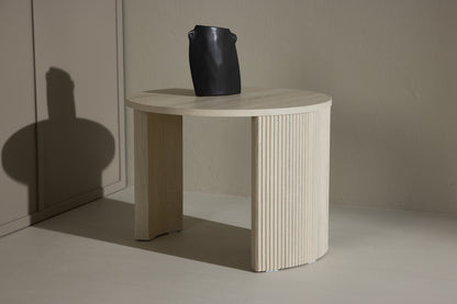 Bristol sofabord - Ø60 cm - hvidpigmenteret - billede 13