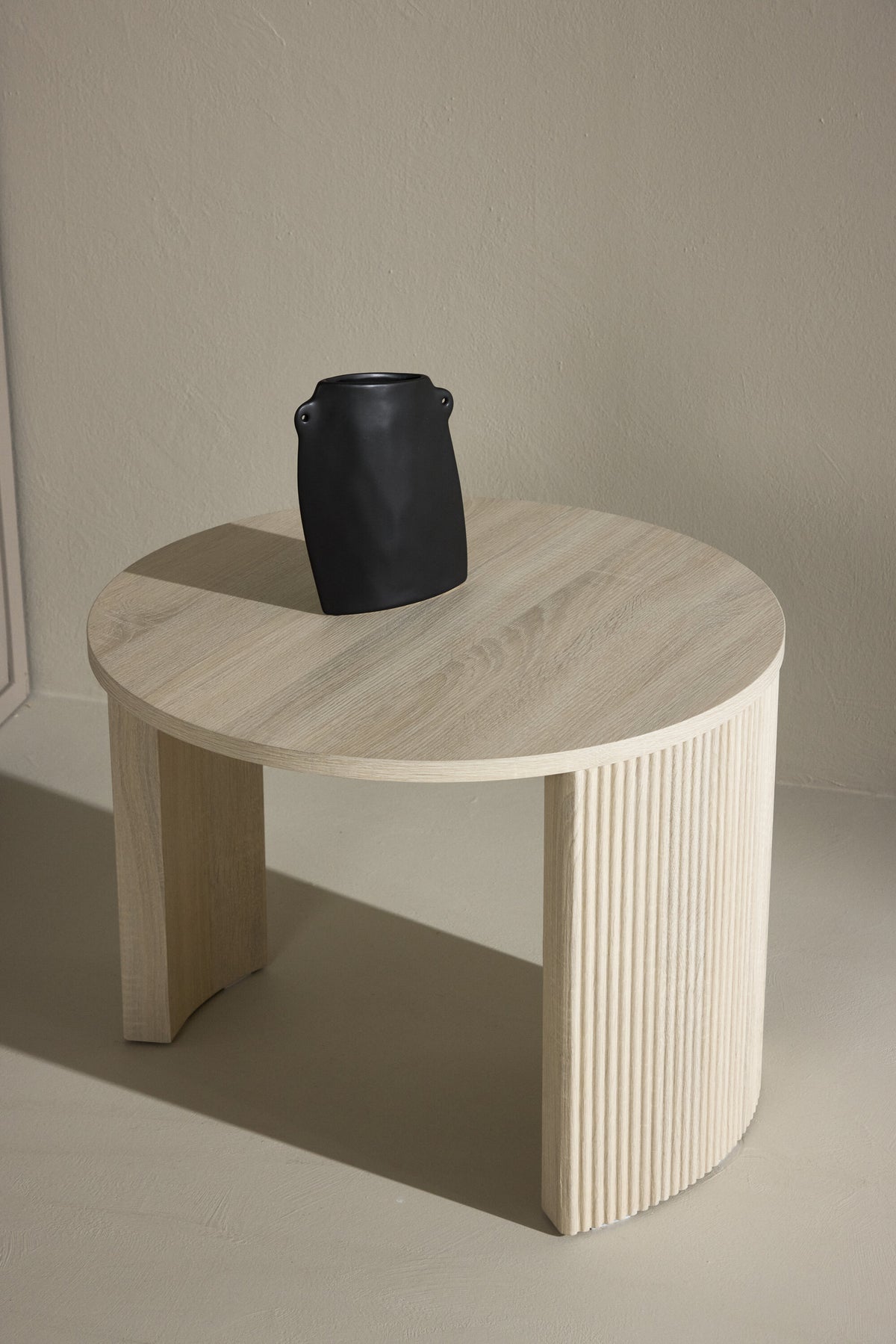 Bristol sofabord - Ø60 cm - hvidpigmenteret - billede 19