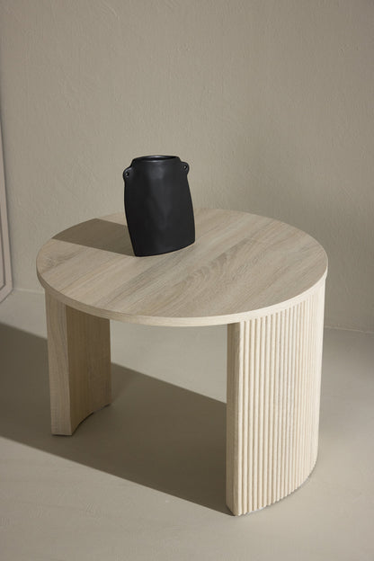 Bristol sofabord - Ø60 cm - hvidpigmenteret - billede 19