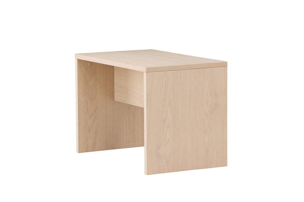 Juni sofabord - 58 × 35 cm - hvidpigmenteret - billede 3