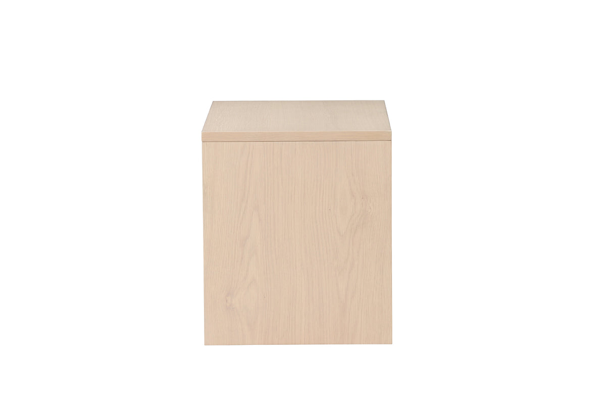Juni sofabord - 58 × 35 cm - hvidpigmenteret - billede 4
