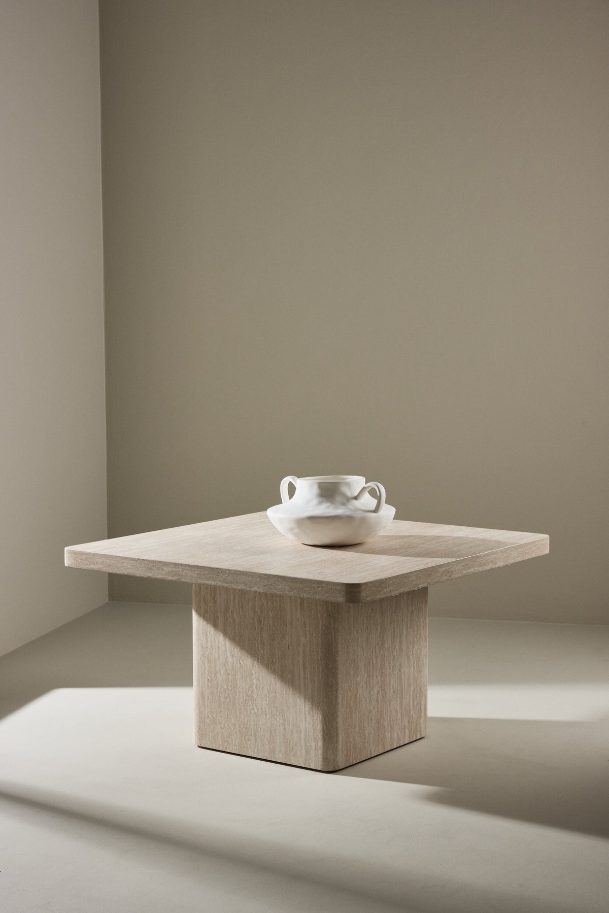 Qvart sofabord - 80 × 80 cm - beige - billede 17