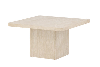 Qvart sofabord - 80 × 80 cm - beige - billede 2