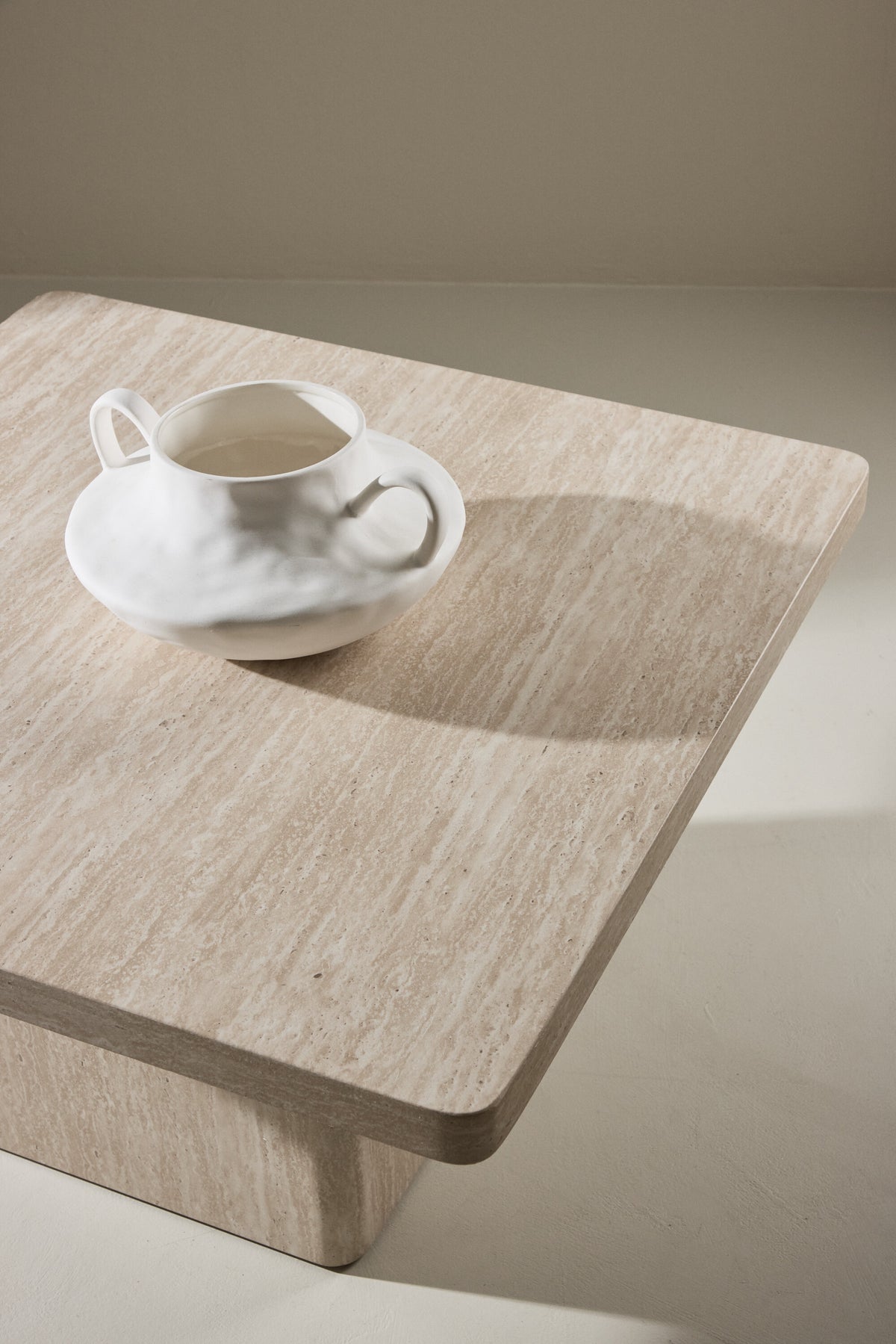 Qvart sofabord - 80 × 80 cm - beige - billede 20
