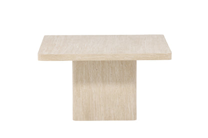 Qvart sofabord - 80 × 80 cm - beige - billede 7