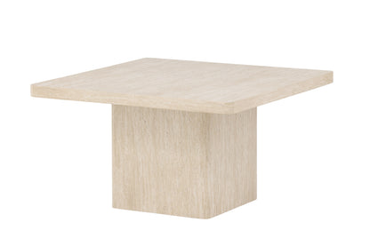 Qvart sofabord - 80 × 80 cm - beige - billede 8