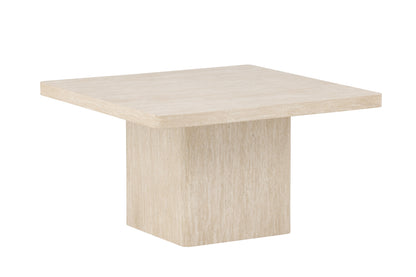 Qvart sofabord - 80 × 80 cm - beige - billede 9