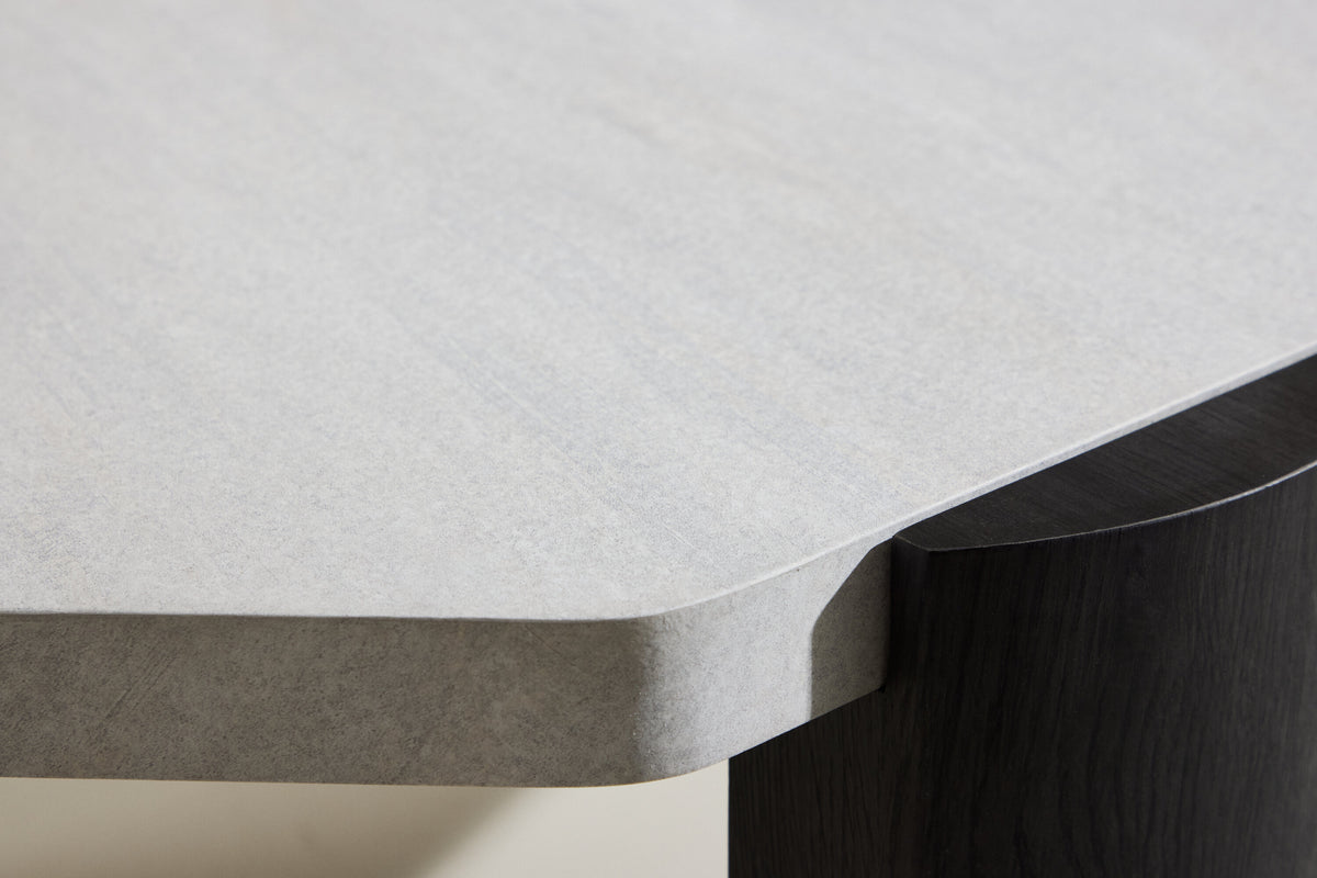 Kres sofabord - 125 × 71 cm - beige, sort - billede 16