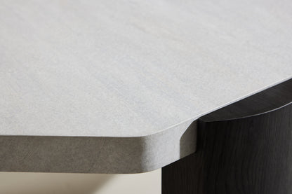Kres sofabord - 125 × 71 cm - beige, sort - billede 16