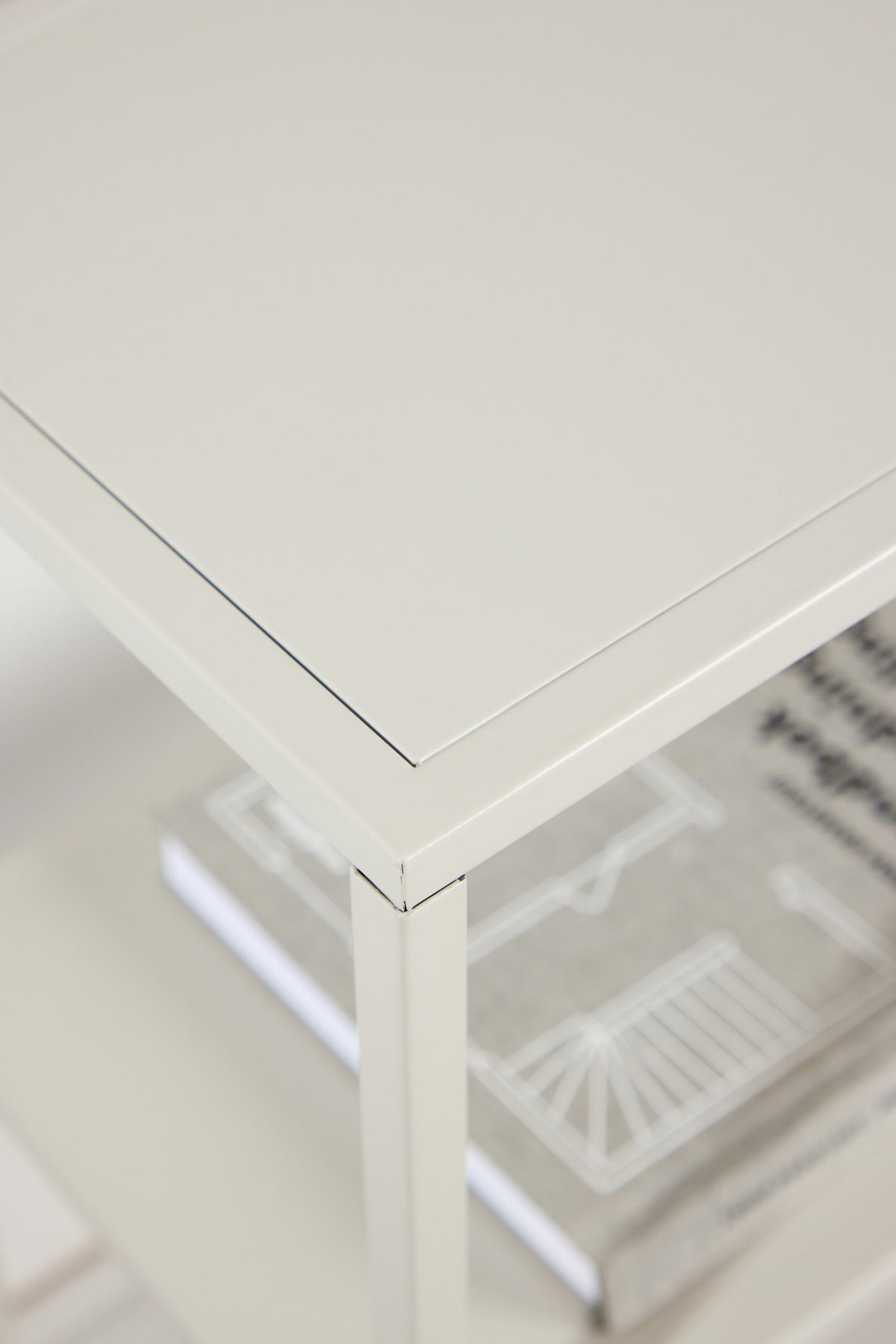 Staal sidebord - beige - billede 19