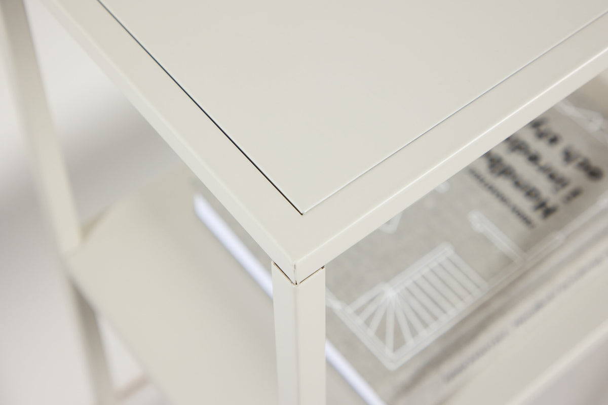 Staal sidebord - beige - billede 15